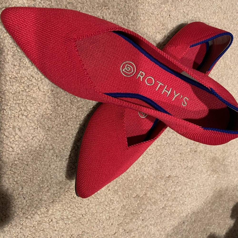 Hot pink Rothys - sz6
